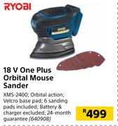 Ryobi 18V One Plus Orbital Mouse Sander