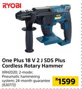 Ryobi One Plus 18V 2J SDS Plus Cordless Rotary Hammer