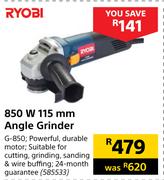 Ryobi 850W 115mm Angle Grinder