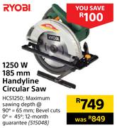 Ryobi 1250W 185mm Handyline Circular Saw