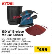 Ryobi 130W 13 Piece Mouse Sander