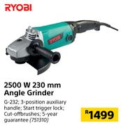 Ryobi 2500W 230mm Angle Grinder