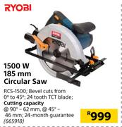 Ryobi 1500W 185mm Circular Saw