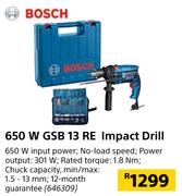 Bosch 650W GSB 13 RE Impact Drill