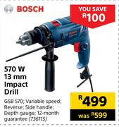 Bosch 570W 13mm Impact Drill