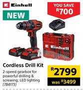 Einhell Cordless Drill Kit