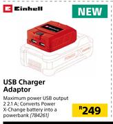 Einhell USB Charger Adaptor