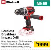 Einhell Cordless Brushless Impact Drill