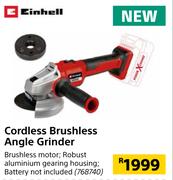 Einhell Cordless Brushless Angle Grinder
