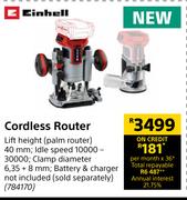 Einhell Cordless Router