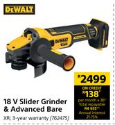 Dewalt 18V Slider Grinder & Advanced Bare