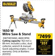 Dewalt 1650W Mitre Saw & Stand