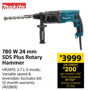 Makita 780W 24mm SDS Plus Rotary Hammer