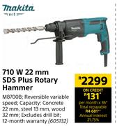 Makita 710W 22mm SDS Plus Rotary Hammer