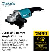 Makita 2200W 230mm Angle Grinder