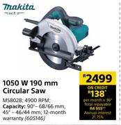 Makita 1050W 190mm Circular Saw