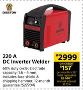 Disston 220A DC Inverter Welder