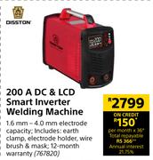 Disston 200A DC & LCD Smart Inverter Welding Machine