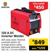 Disston 120A DC Inverter Welder