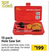 Tork Craft 13 Pack Hole Saw Set