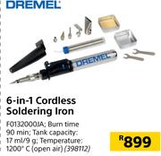 Dremel 6 In 1 Cordless Soldering Iron