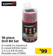 Blacksmith 18 Piece Drill Bit Set