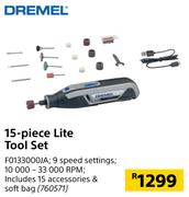 Dremel 15 Piece Lite Tool Set