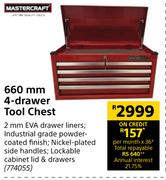 Mastercraft 660mm 4 Drawer Tool Chest