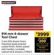 Mastercraft 914mm 4 Drawer Tool Chest