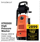Bennett Read XTR2000 High Pressure Washer