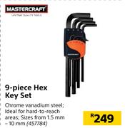 Mastercraft 9-Piece Hex Key Set 457784
