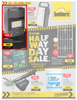Builders : Half Way Day Sale (28 June - 30 June 2024), page 1