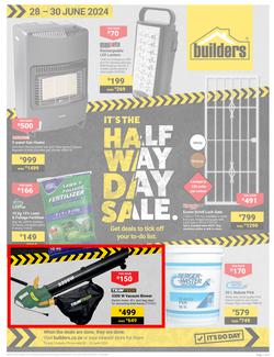 Builders : Half Way Day Sale (28 June - 30 June 2024), page 1
