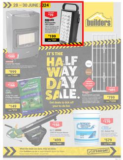 Builders : Half Way Day Sale (28 June - 30 June 2024), page 1