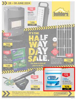 Builders : Half Way Day Sale (28 June - 30 June 2024), page 1