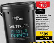 Fired Earth Painters Pro Water-Based Plaster Primer-20Ltr