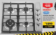 Goldair  4-Burner Gas Hob GSGH-400 SS