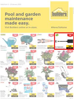 Builders Botswana : Pool And Garden Maintenance Made Easy (03 January - 23 January 2023), page 1
