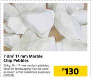 7 dm3 17mm Marble Chip Pebbles