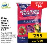 Protek Rose & Flower General Fertiliser 8:1:5-10Kg