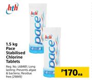 HTH 1.5Kg Pace Stabilised Chlorine Tablets-Each