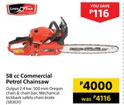 Lawnstar 58cc Commercial Petrol Chainsaw