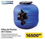 Blue Chem Filtro de Piscina de 3 Sacos