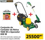 Trimtech Conjunto de Cortador de Relva 1500W e Aparador 650W