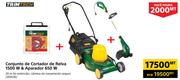 Trimtech Conjunto de Cortador de Relva 1500W & Aparador 650W