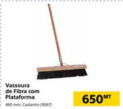 Vassoura de Fibra com plataforma 