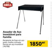 Expert Grill Assador de Aco Inoxidavel para Familia