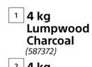 Living Out Lumpwood Charcoal-For 4 x 4Kg
