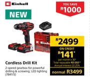 Einhell Cordless Drill Kit