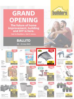 Builders : Grand Opening Ballito (20 July - 23 July 2023), page 1